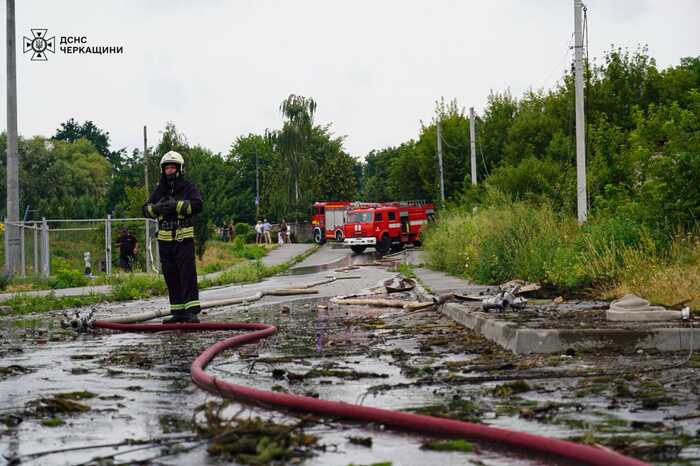 Росія атакувала Канів: є постраждалий, виникла пожежа