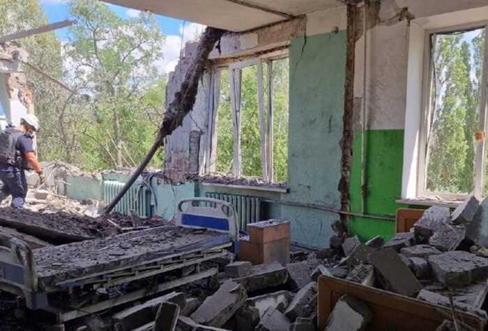 З’явились фото наслідків російського удару по медзакладу у Харкові