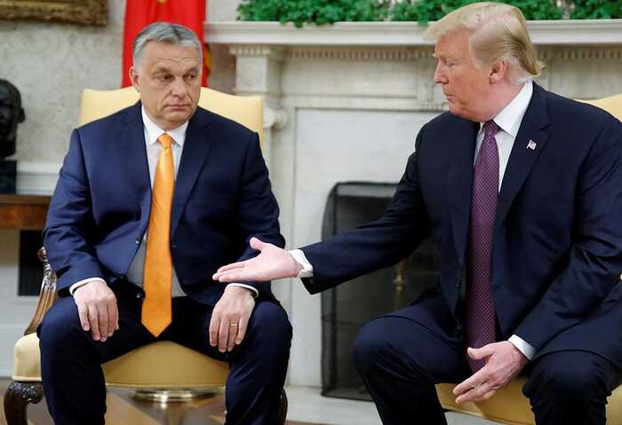 Трамп дзвонив Орбану за поясненнями, чому той блокує рух України в ЄС, — Bloomberg